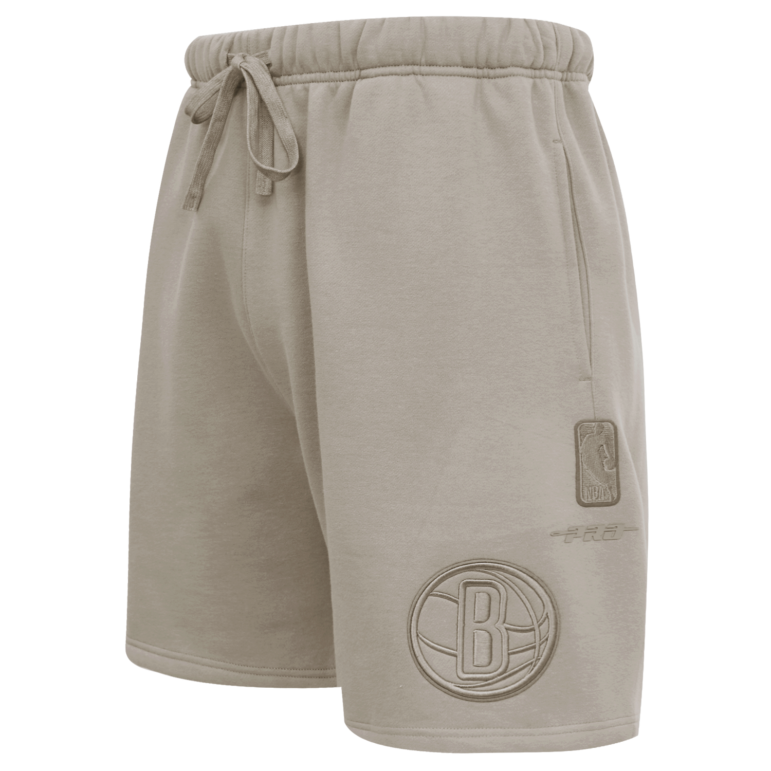 SHORTS DE ALGODÓN NBA BROOKLYN NETS NEUTRAL