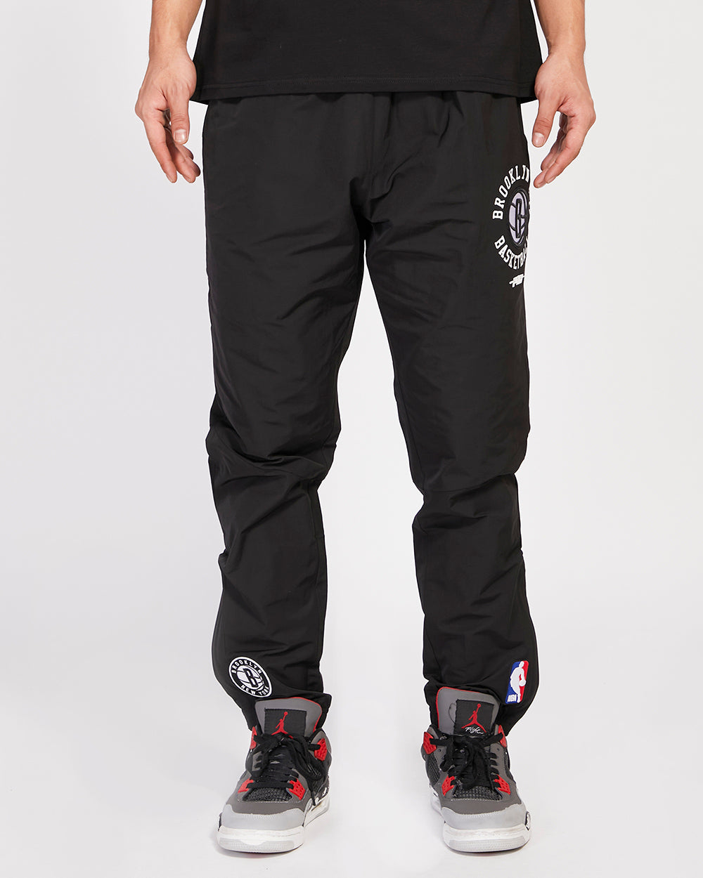 PANTALÓN DE NYLON NBA BROOKLYN NETS HYBRID