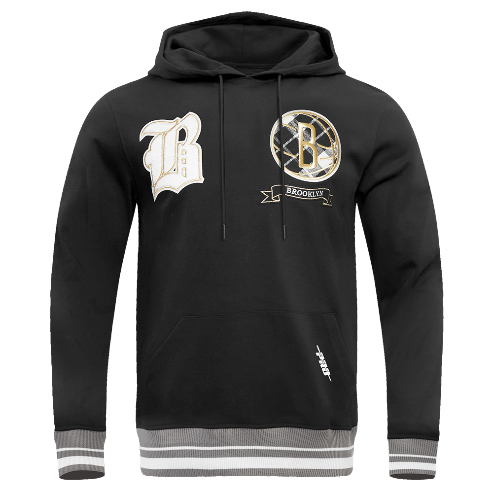 SUDADERA CON GORRO NBA BROOKLYN NETS PRO PREP