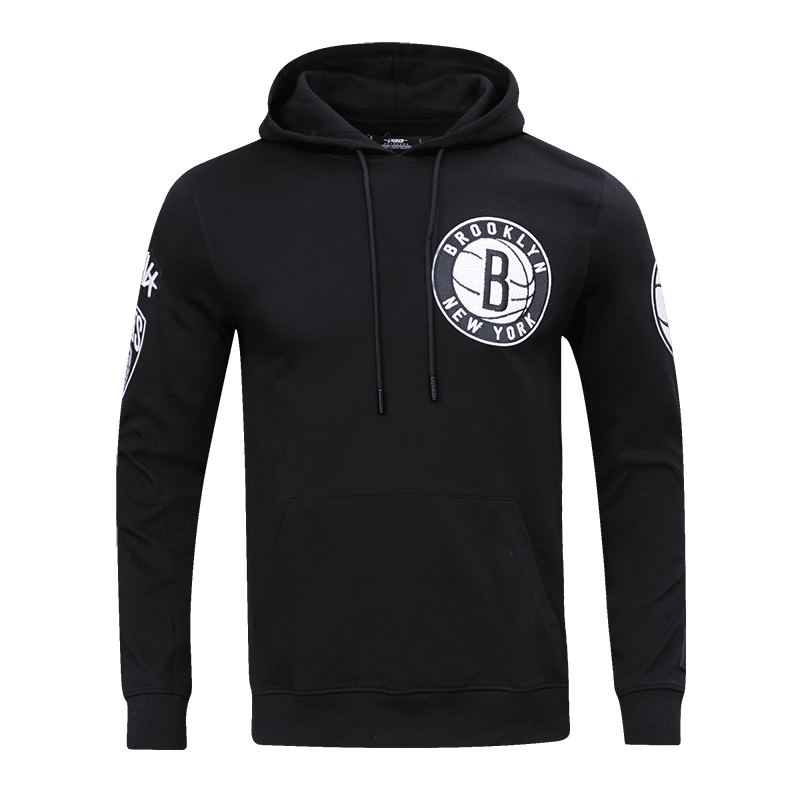 SUDADERA CON GORRO NBA BROOKLYN NETS CLASSIC CHENILLE