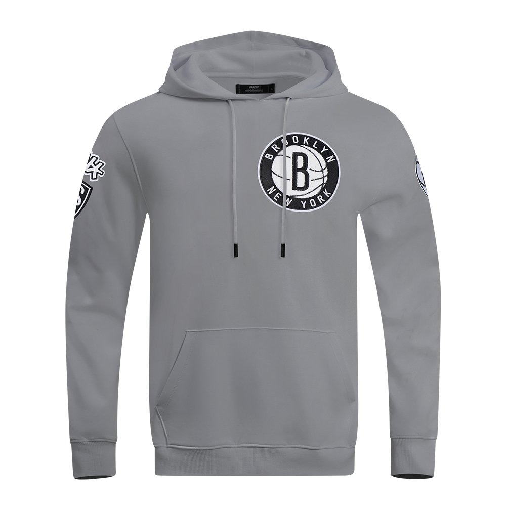 SUDADERA CON GORRO NBA BROOKLYN NETS CLASSIC CHENILLE