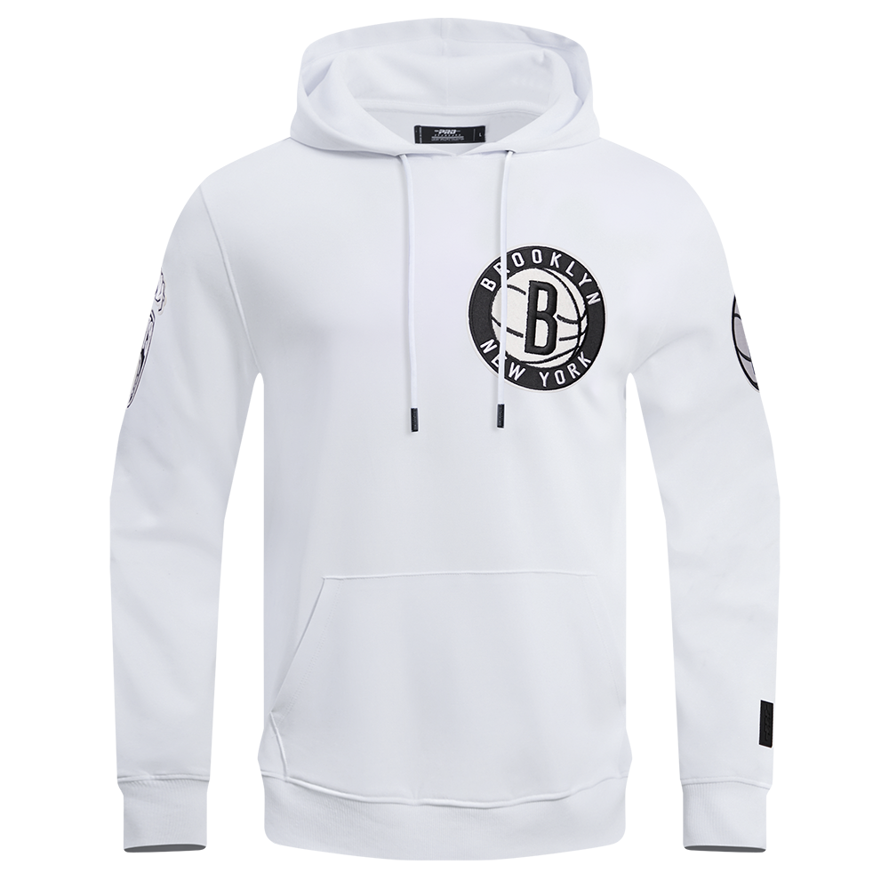 SUDADERA CON GORRO NBA BROOKLYN NETS CLASSIC CHENILLE