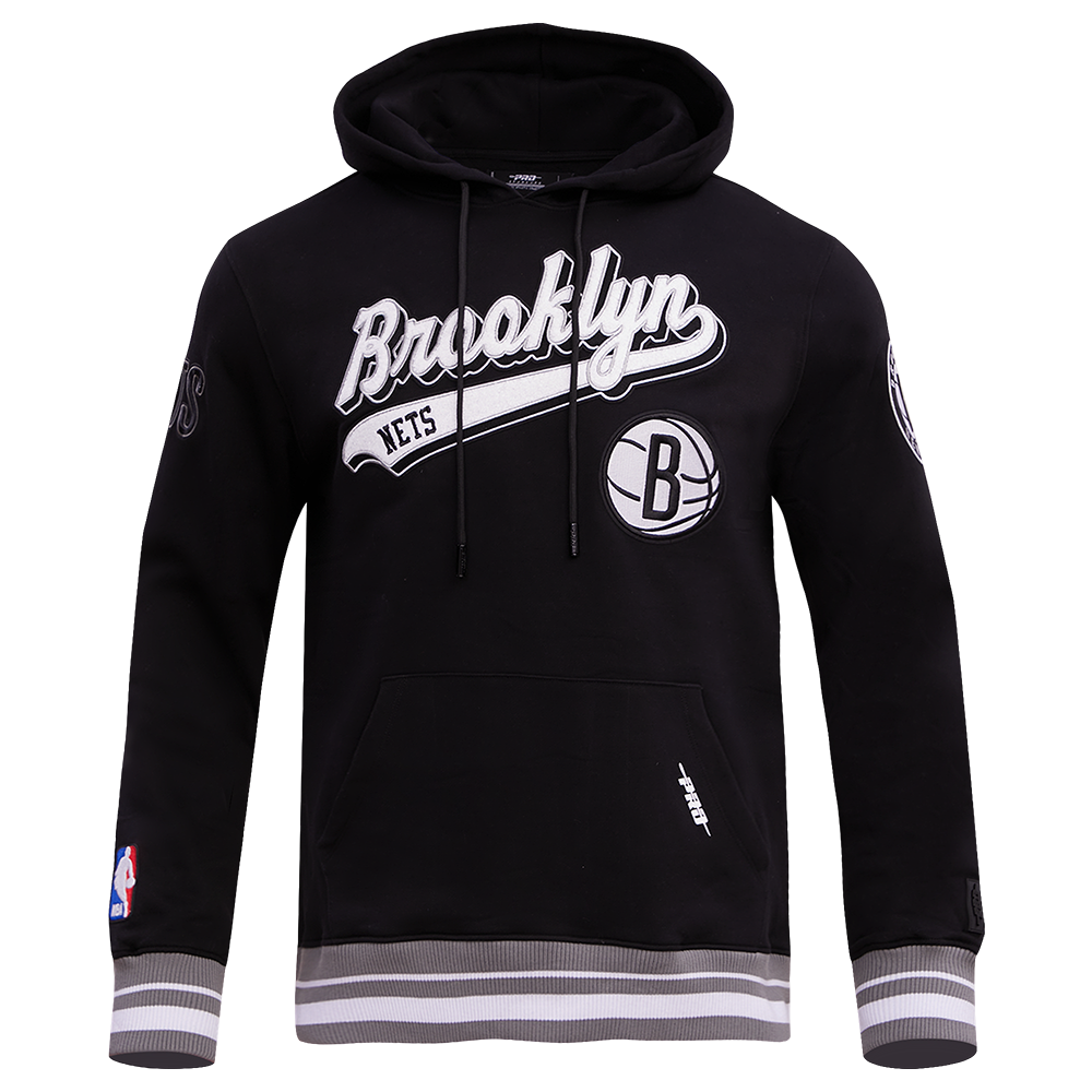 SUDADERA CON GORRO NBA BROOKLYN NETS SCRIPT TAIL
