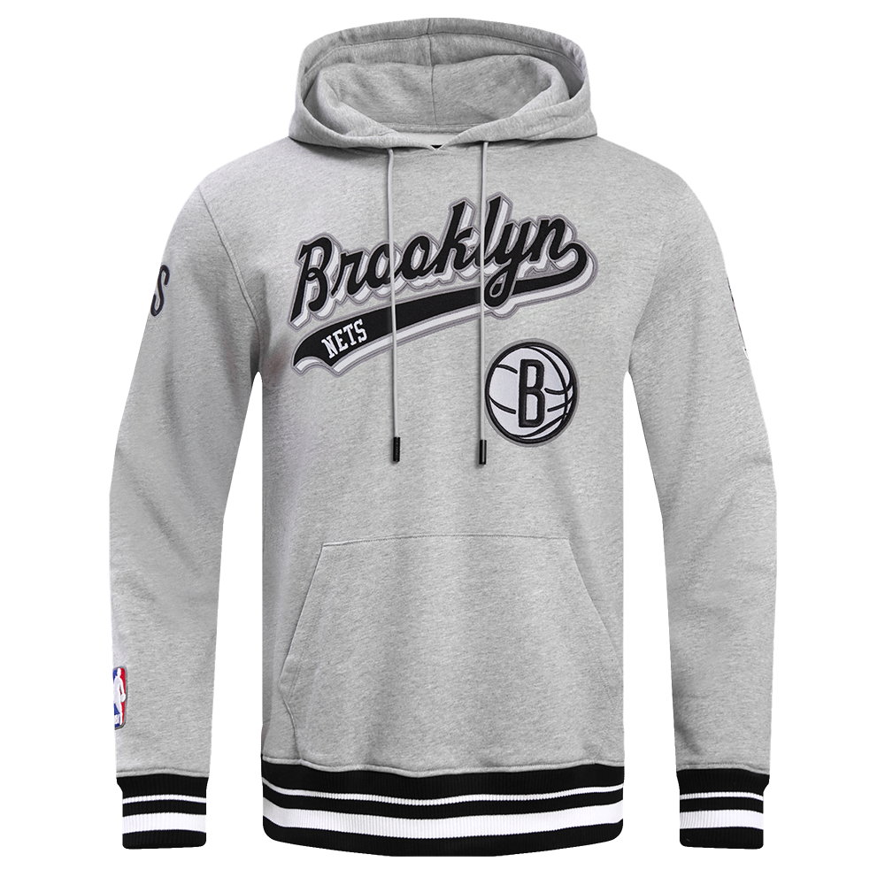 SUDADERA CON GORRO NBA BROOKLYN NETS SCRIPT TAIL