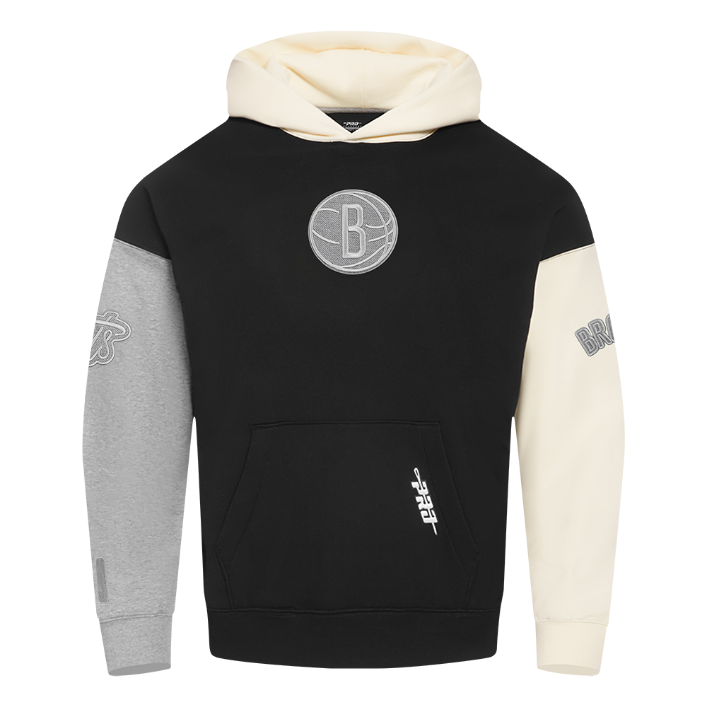 SUDADERA CON GORRO NBA BROOKLYN NETS REVERSE FRENCH TERRY