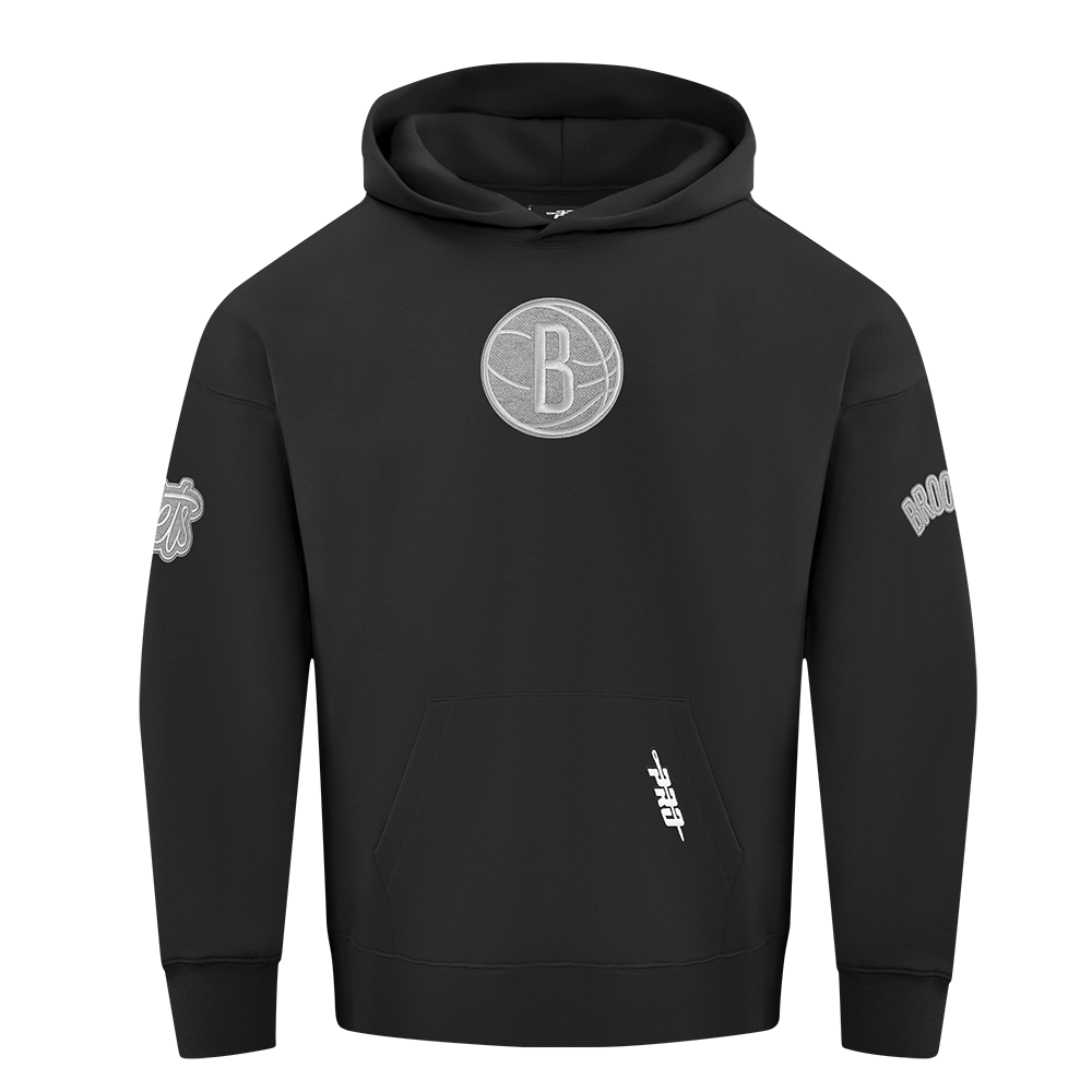 SUDADERA CON GORRO NBA BROOKLYN NETS REVERSE FRENCH TERRY