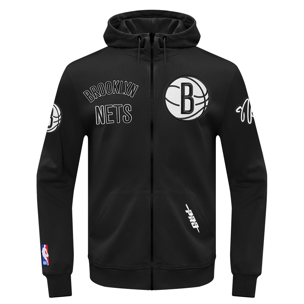 SUDADERA CON CIERRE NBA BROOKLYN NETS CLASSIC WIND SUIT