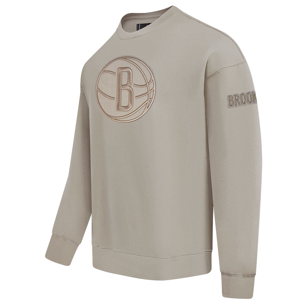 SUDADERA DE CUELLO REDONDO NBA BROOKLYN NETS NEUTRAL
