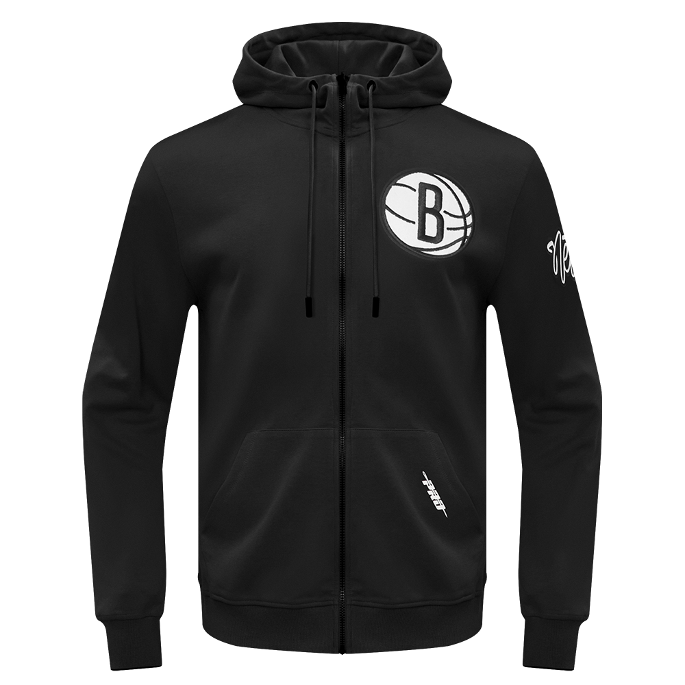 SUDADERA CON CIERRE NBA BROOKLYN NETS CLASSIC CHENILLE