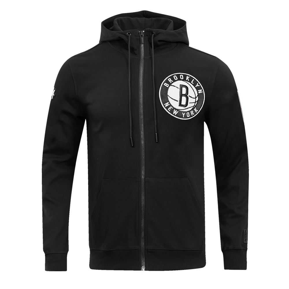 SUDADERA CON CIERRE NBA BROOKLYN NETS CLASSIC CHENILLE