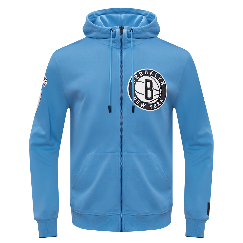 SUDADERA CON CIERRE NBA BROOKLYN NETS CLASSIC CHENILLE