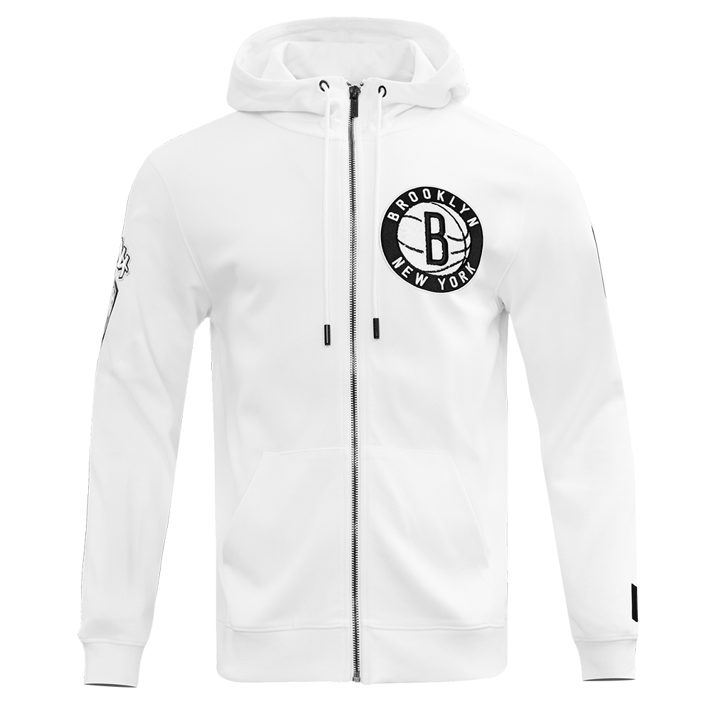 SUDADERA CON CIERRE NBA BROOKLYN NETS CLASSIC CHENILLE