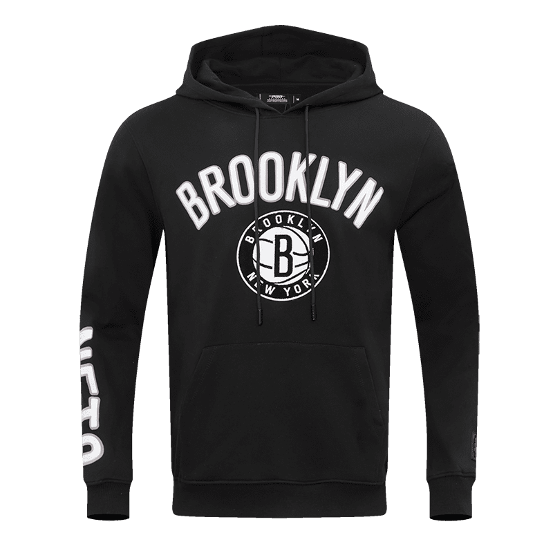 SUDADERA CON GORRO NBA BROOKLYN NETS CLASSIC BRISTLE
