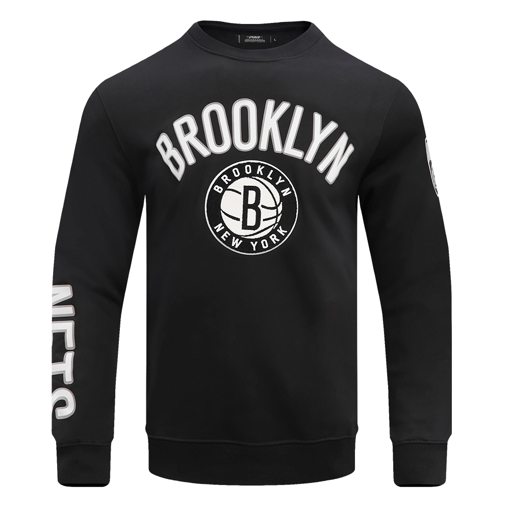 SUDADERA DE CUELLO REDONDO NBA BROOKLYN NETS CLASSIC BRISTLE