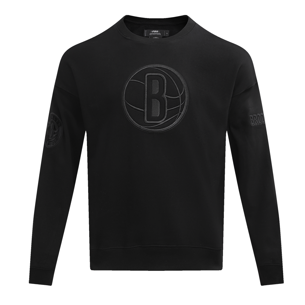 SUDADERA DE CUELLO REDONDO NBA BROOKLYN NETS NEUTRAL