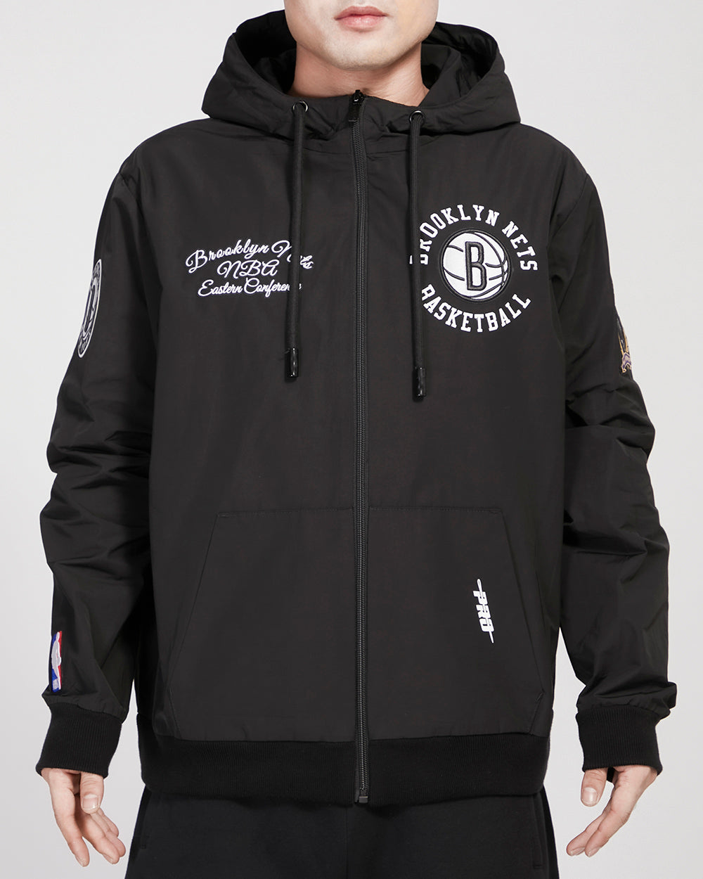 SUDADERA CON CIERRE NBA BROOKLYN NETS HYBRID
