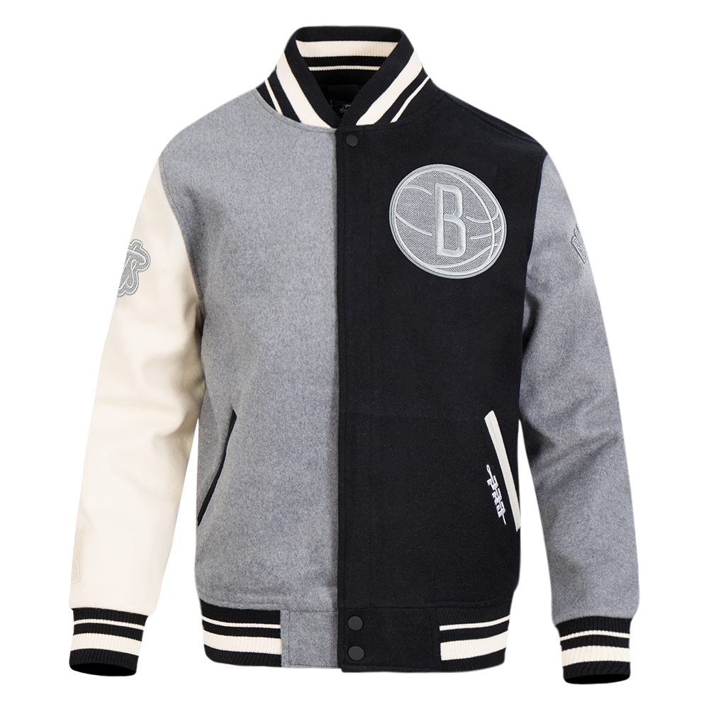 CHAMARRA UNIVERSITARIA NBA BROOKLYN NETS REVERSE FRENCH TERRY