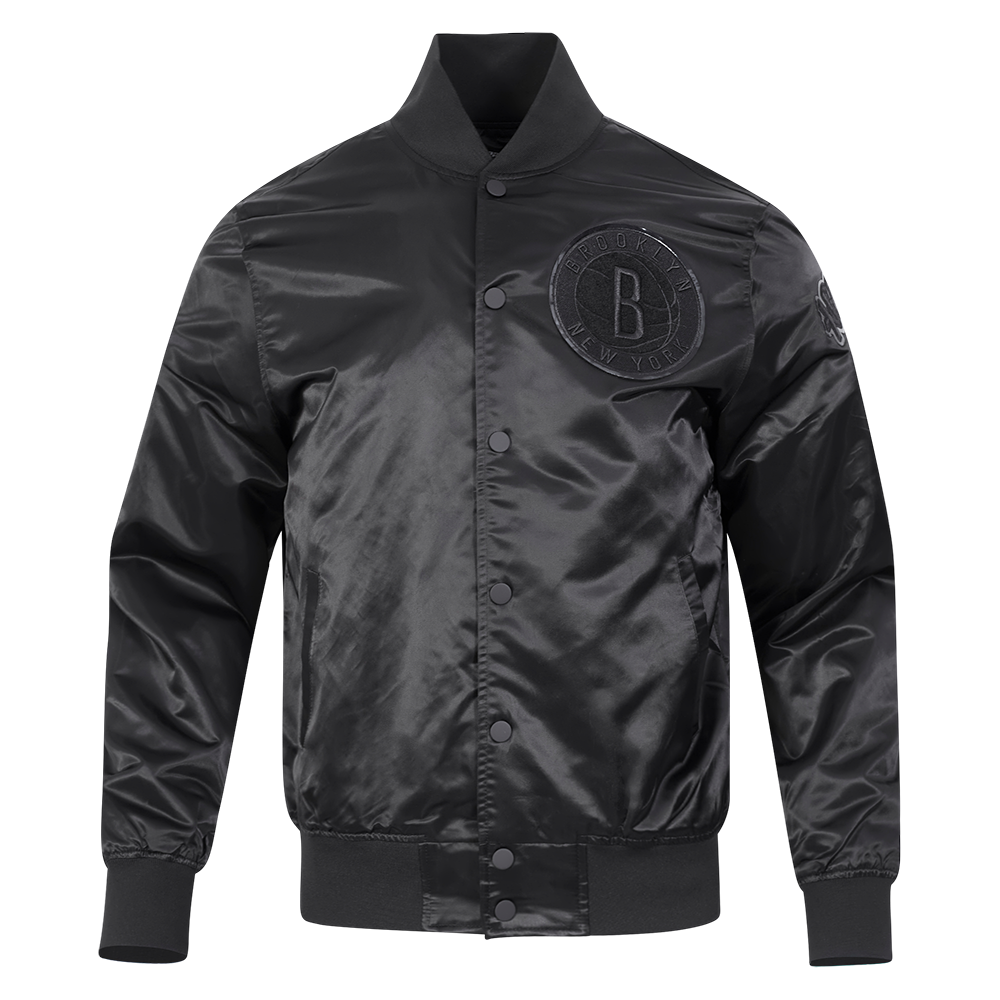 CHAMARRA DE SATÍN NBA BROOKLYN NETS CLASSIC 3BK