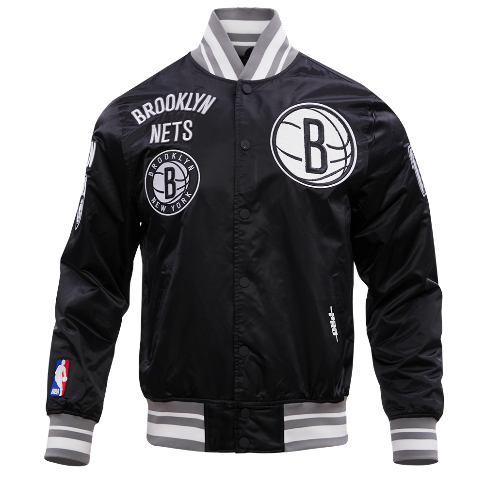 CHAMARRA DE SATÍN NBA BROOKLYN NETS RETRO CLASSICS