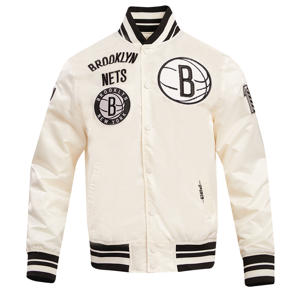 CHAMARRA DE SATÉN NBA BROOKLYN NETS RETRO CLASSICS