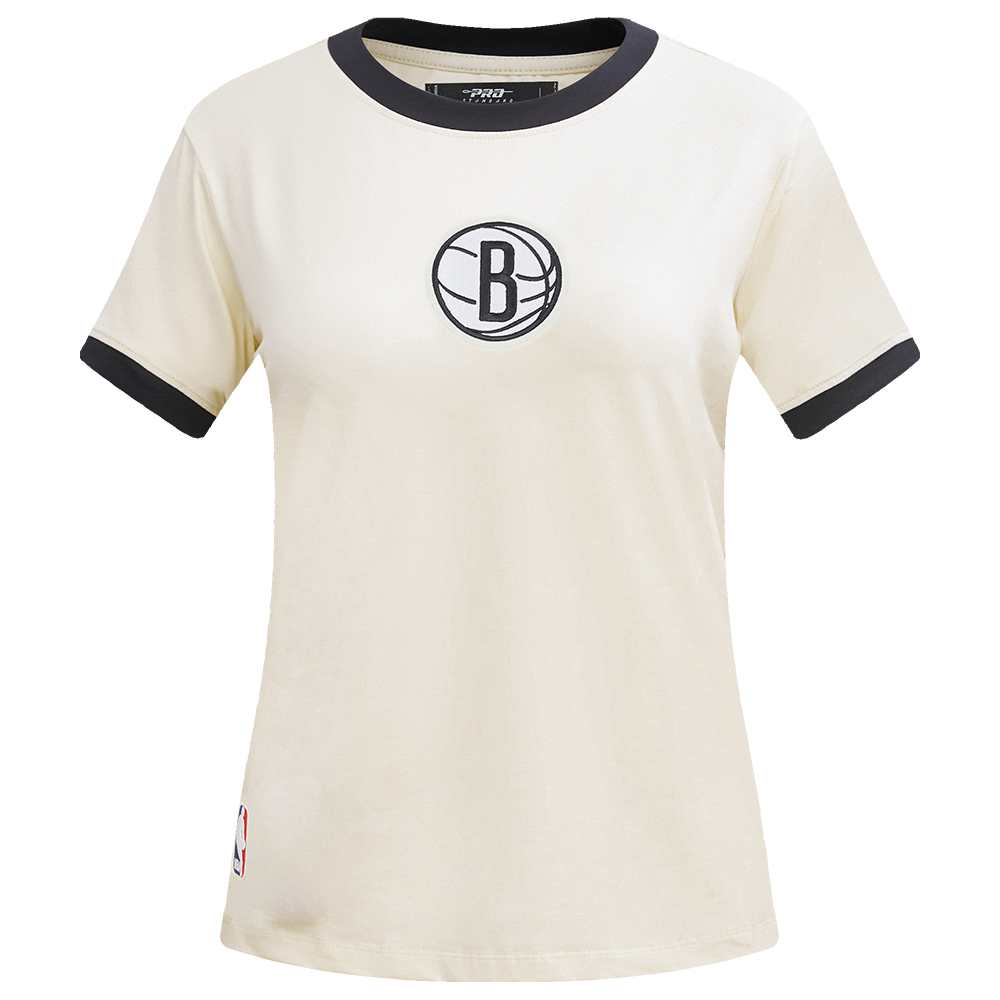 PLAYERA NBA BROOKLYN NETS PINSTRIPE RETRO CLASSIC PARA MUJER