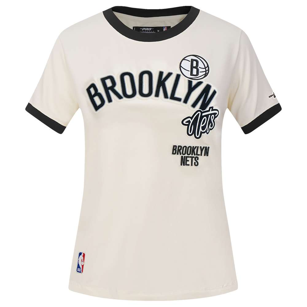 PLAYERA NBA BROOKLYN NETS RETRO CASCADE PARA MUJER