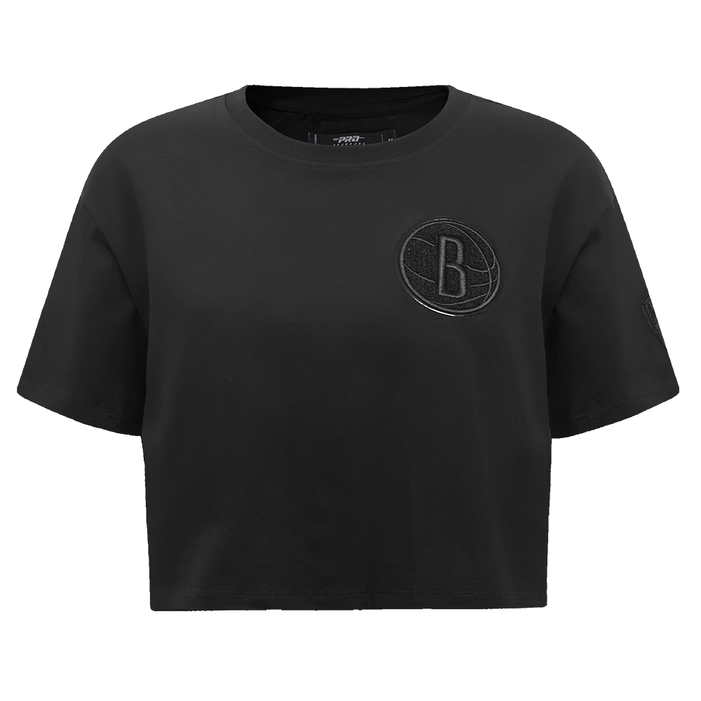 PLAYERA CROP NBA BROOKLYN NETS CLASSIC 3BK PARA MUJER