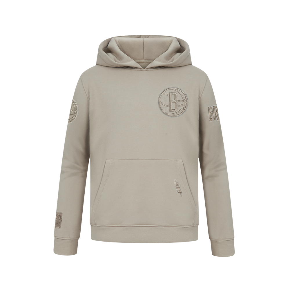 SUDADERA CON GORRO NBA BROOKLYN NETS NEUTRAL PARA NIÑO JUNIOR