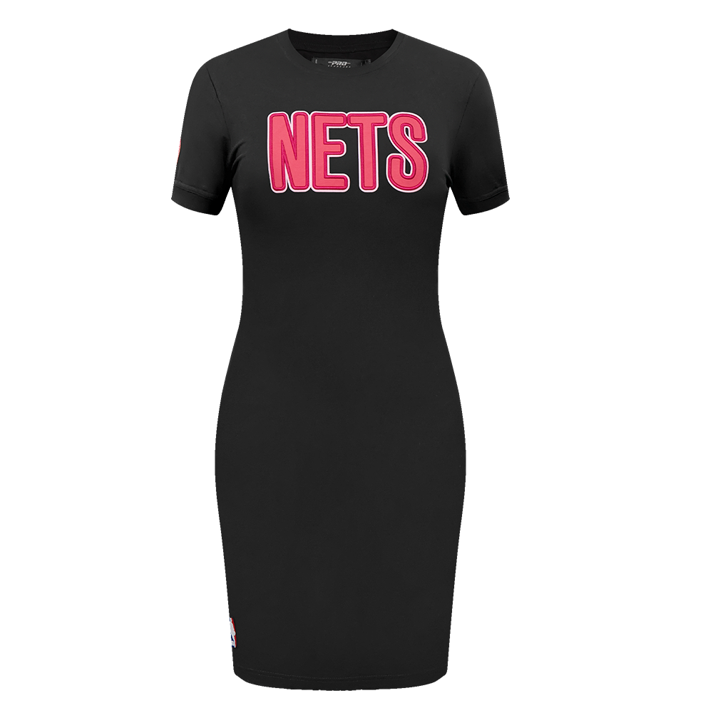 VESTIDO NBA BROOKLYN NETS PINK CLOUD PARA MUJER