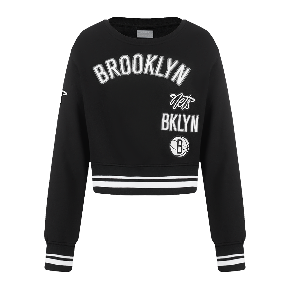 SUDADERA DE CUELLO REDONDO NBA BROOKLYN NETS RETRO CLASSICS PARA NIÑA JUNIOR