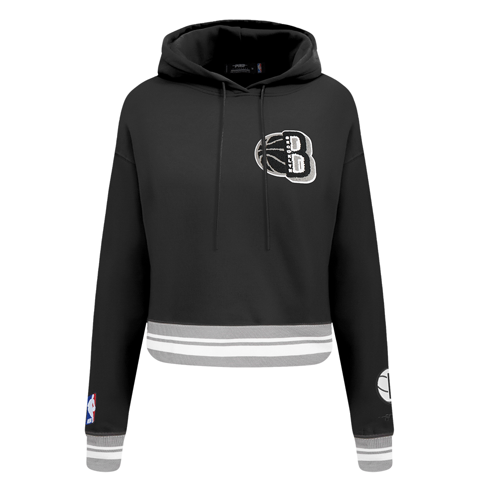 SUDADERA CON GORRO NBA BROOKLYN NETS MASH UP PARA MUJER