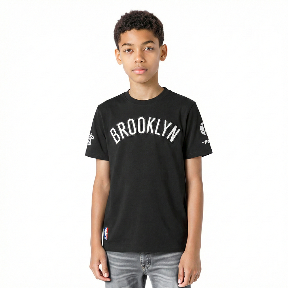 PLAYERA NBA BROOKLYN NETS CLASSIC CHENILLE PARA NIÑO