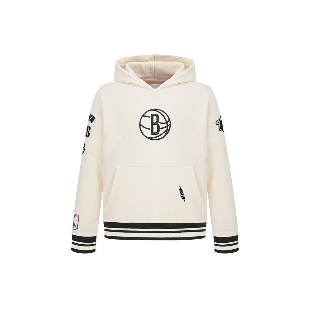 SUDADERA CON GORRO NBA BROOKLYN NETS RETRO CLASSICS PARA NIÑO