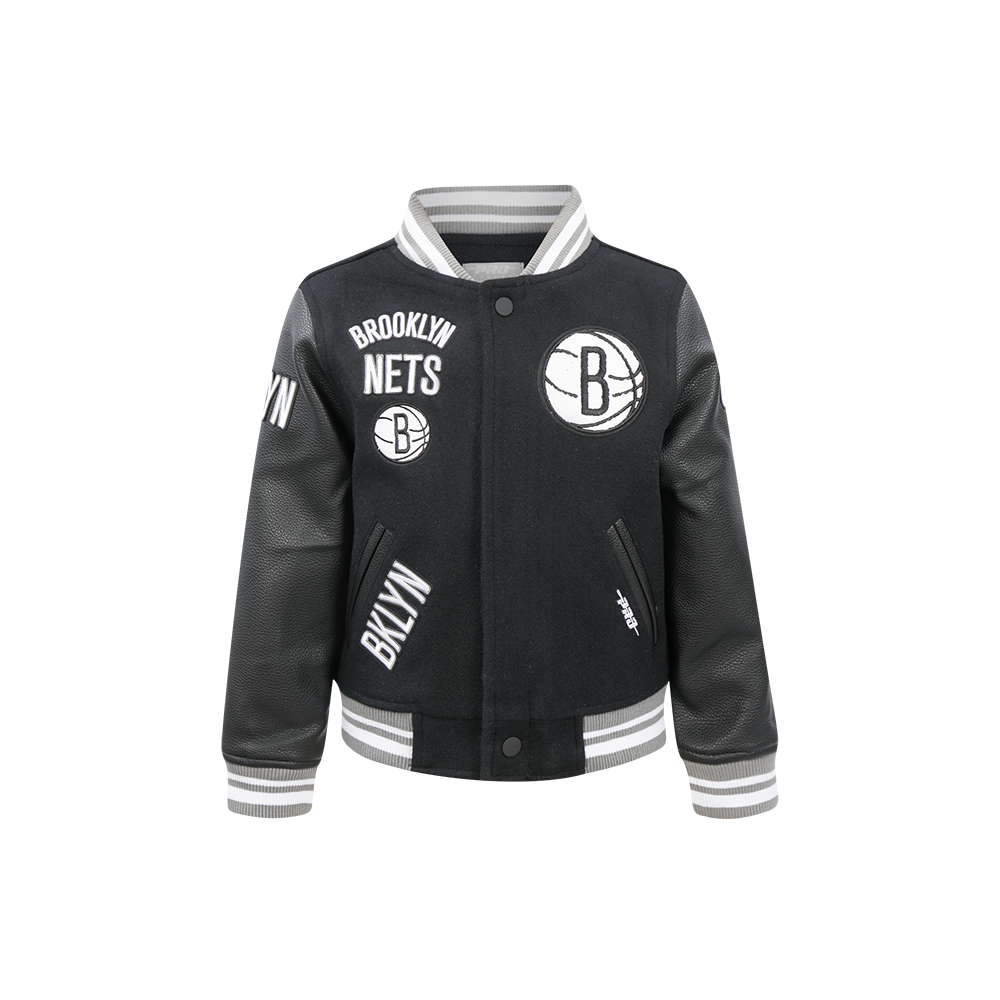 CHAMARRA UNIVERSITARIA NBA BROOKLYN NETS RETRO CLASSICS PARA NIÑO