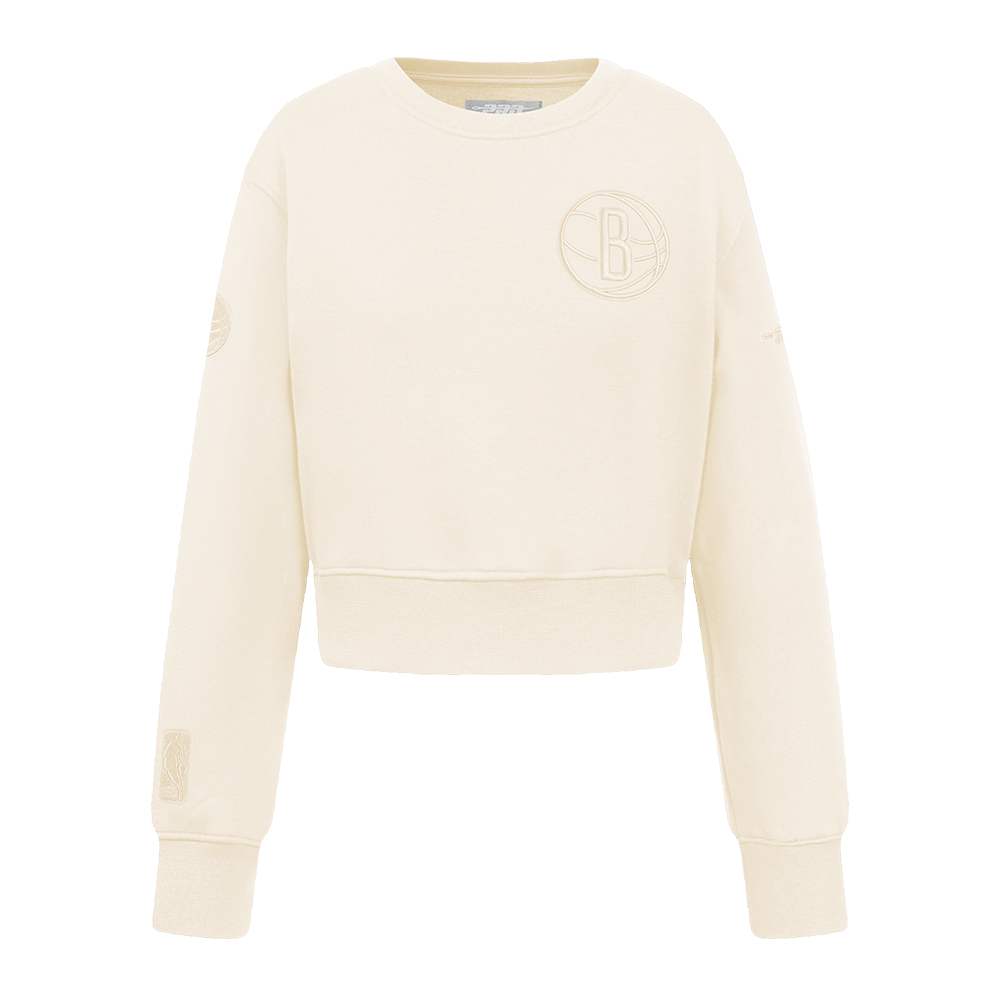 SUDADERA DE CUELLO REDONDO NBA BROOKLYN NETS NEUTRAL PARA NIÑA