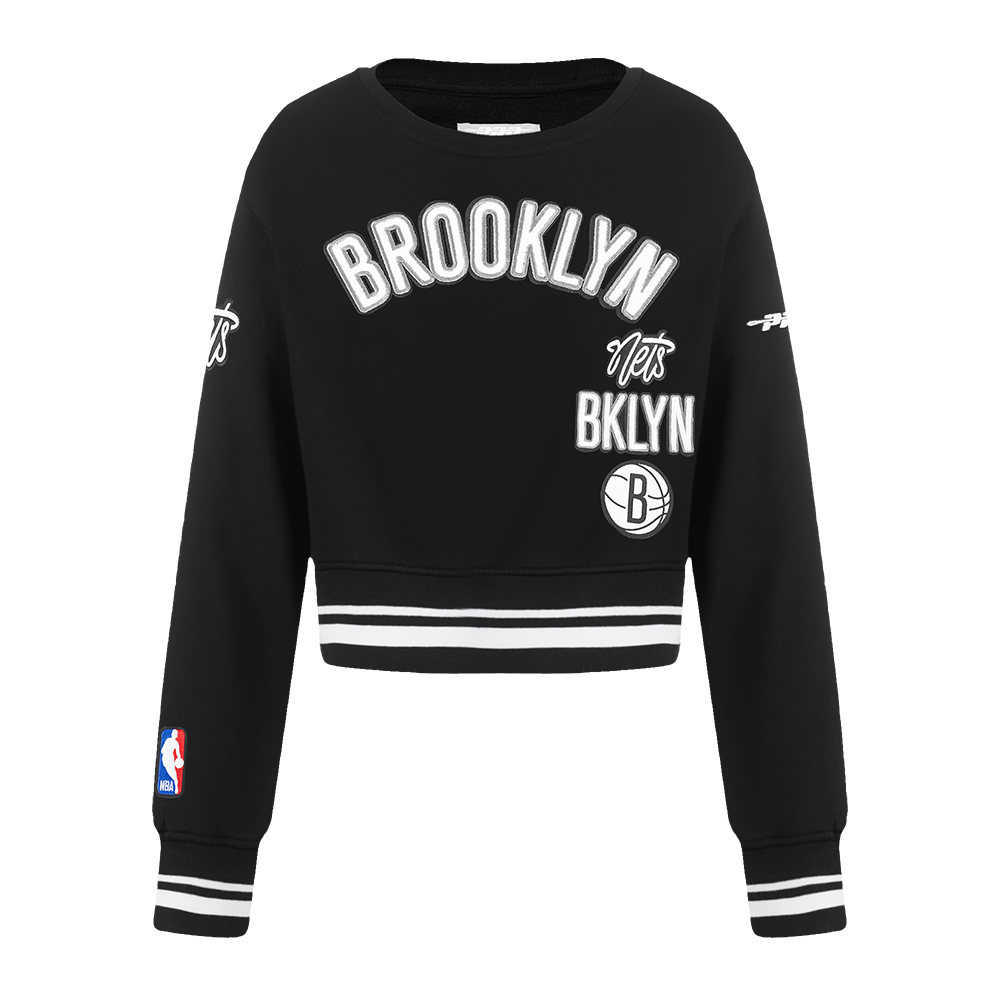 SUDADERA DE CUELLO REDONDO NBA BROOKLYN NETS RETRO CLASSICS PARA NIÑA