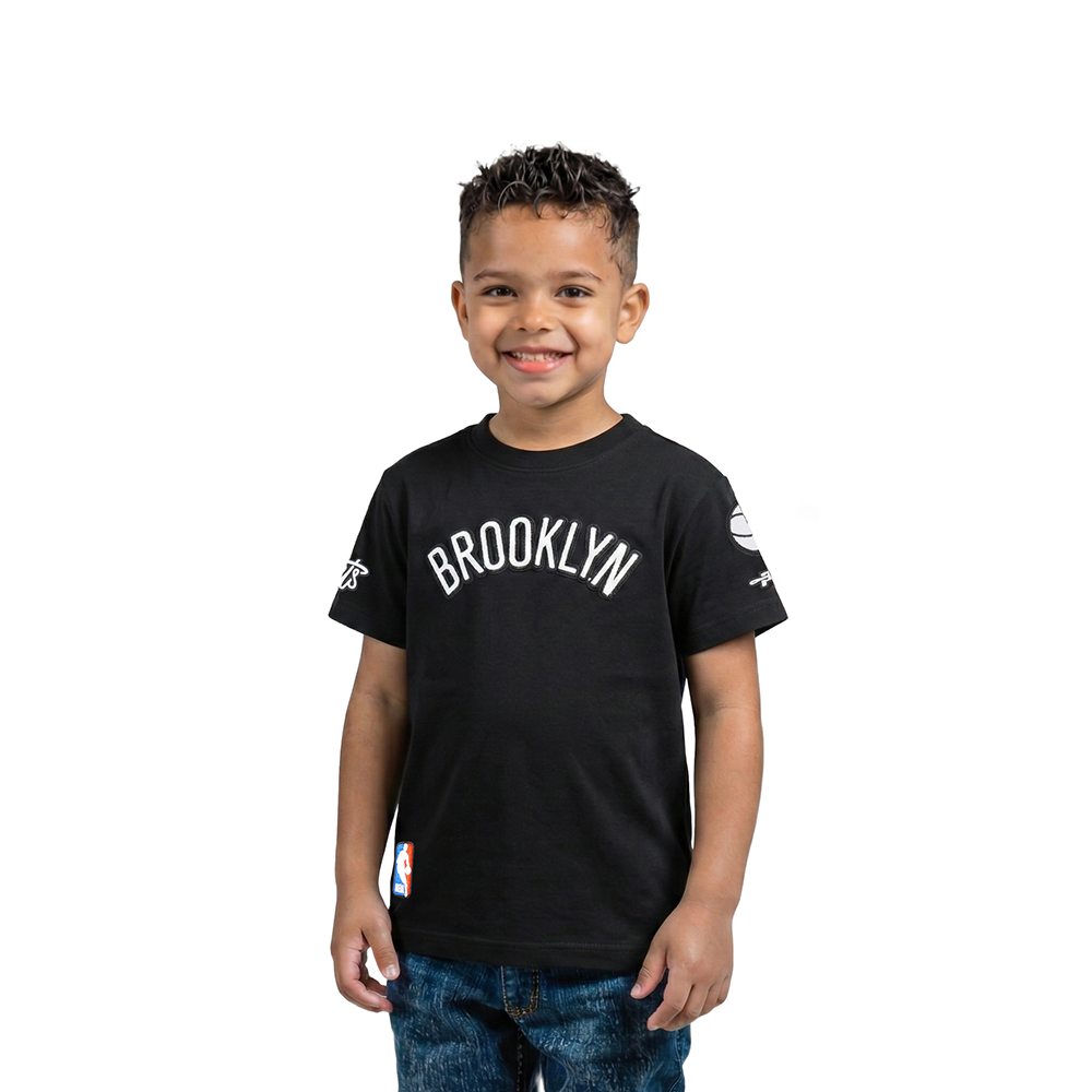 PLAYERA NBA BROOKLYN NETS CLASSIC CHENILLE PARA BEBÉ NIÑO