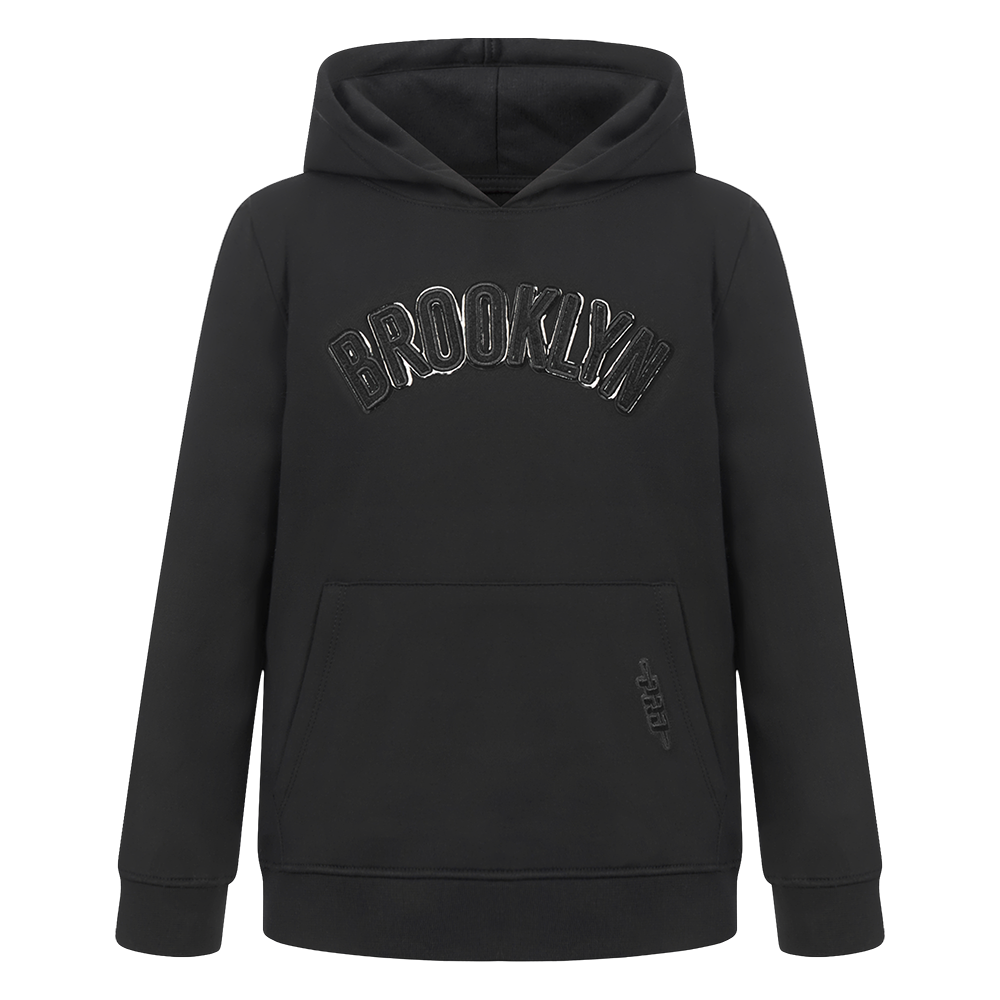 SUDADERA CON GORRO NBA BROOKLYN NETS CLASSIC 3BK PARA BEBÉ NIÑO