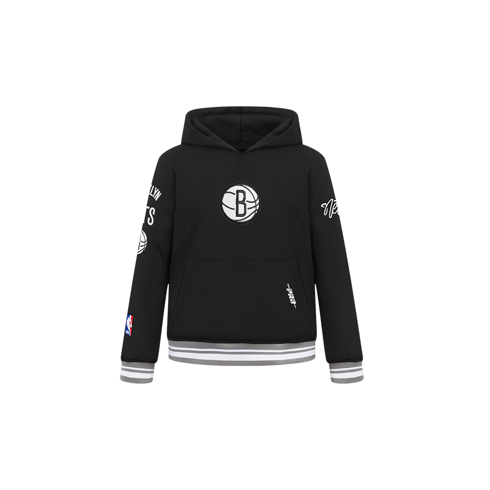 SUDADERA CON GORRO NBA BROOKLYN NETS RETRO CLASSICS PARA BEBÉ NIÑO