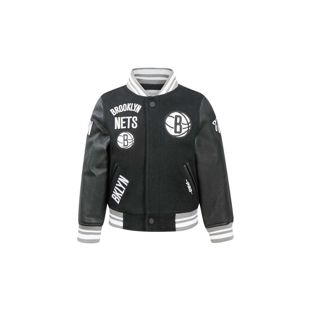 CHAMARRA UNIVERSITARIA NBA BROOKLYN NETS RETRO CLASSICS PARA BEBÉ NIÑO
