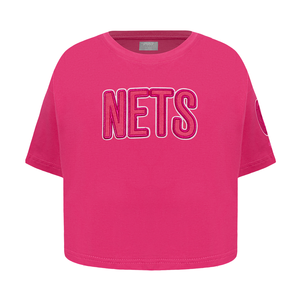 PLAYERA NBA BROOKLYN NETS CLASSIC TRIPLE PINK PARA BEBÉ NIÑA