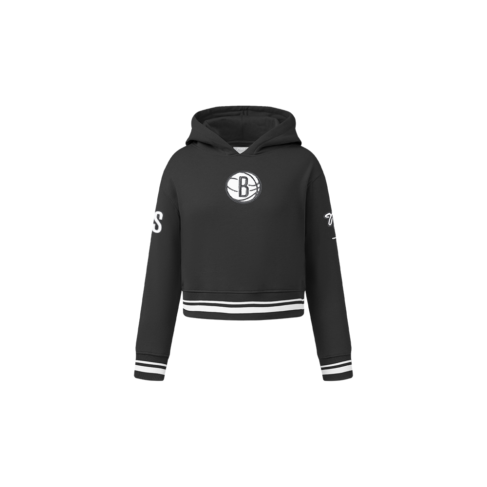 SUDADERA CON GORRO NBA BROOKLYN NETS RETRO CLASSICS PARA BEBÉ NIÑA