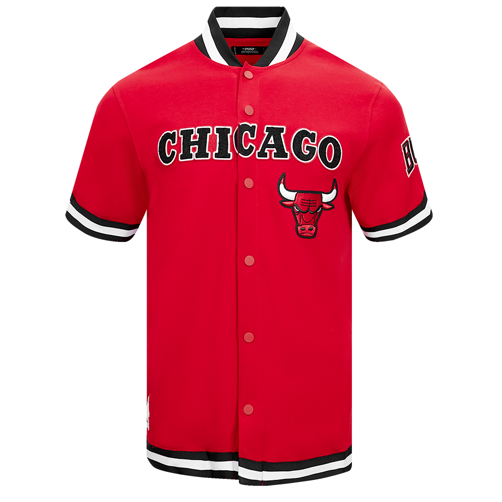 SOBRECAMISA DE MANGA CORTA NBA CHICAGO BULLS CLASSIC CHENILLE