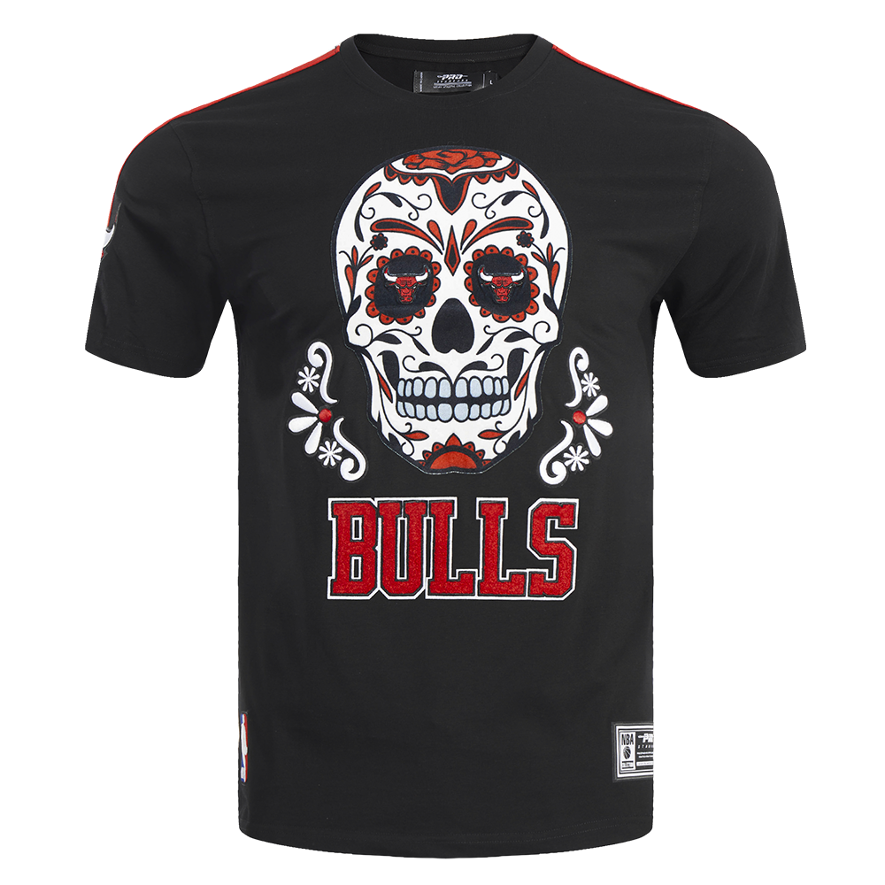 PLAYERA NBA CHICAGO BULLS SUGAR SKULL