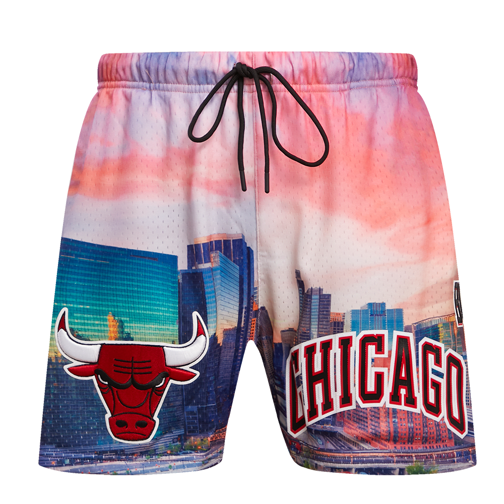 SHORTS DE MALLA NBA CHICAGO BULLS CITY SCAPE