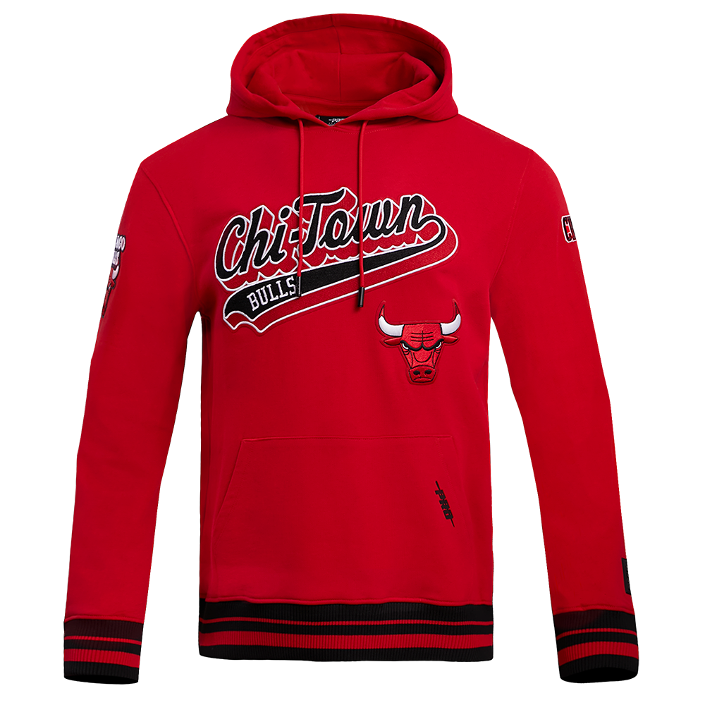 SUDADERA CON GORRO NBA CHICAGO BULLS SCRIPT TAIL