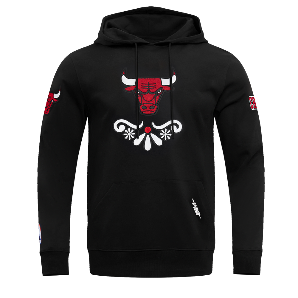 SUDADERA CON GORRO NBA CHICAGO BULLS SUGAR SKULL