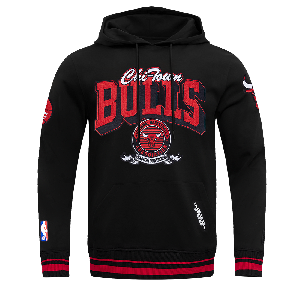 SUDADERA CON GORRO NBA CHICAGO BULLS TEAM BADGE
