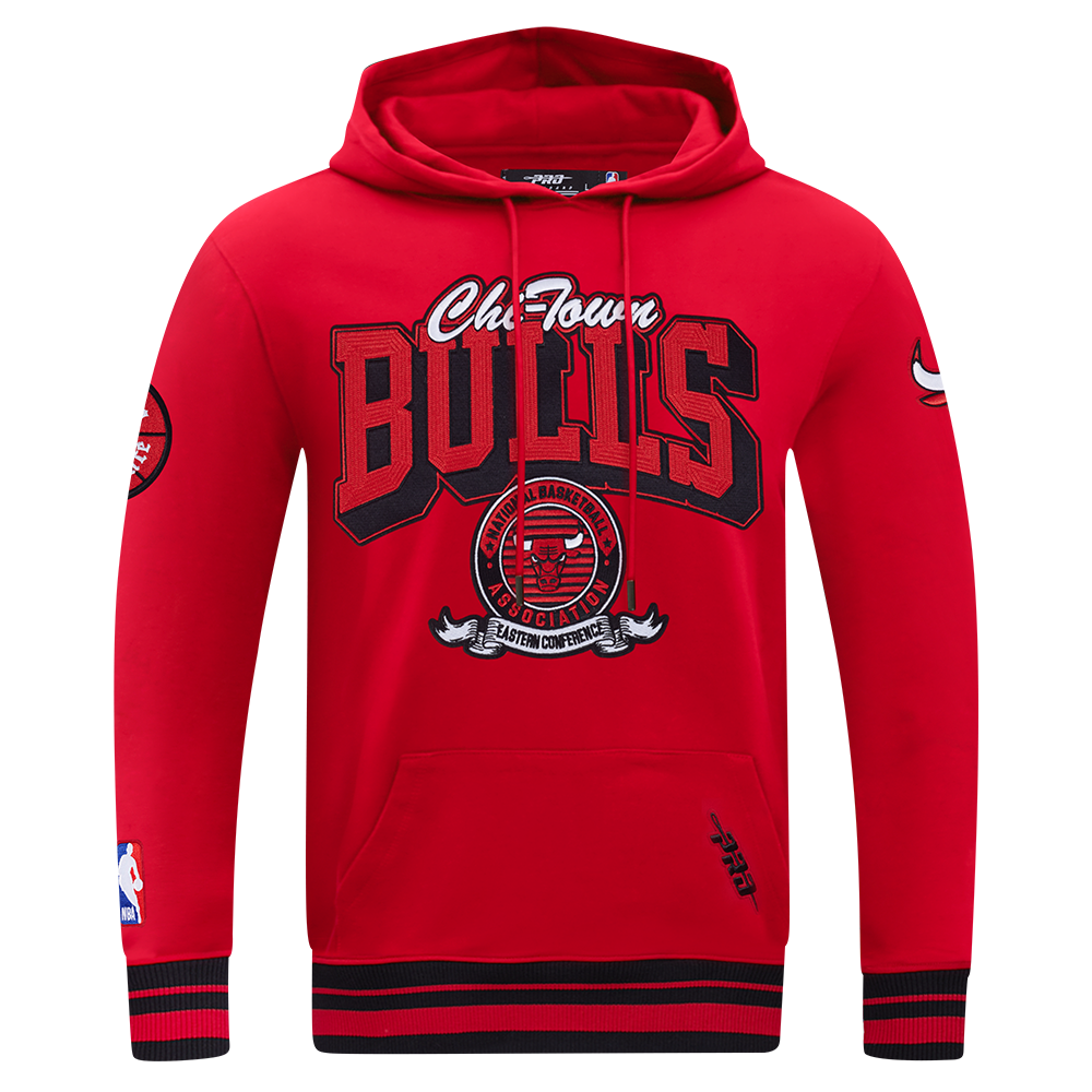SUDADERA CON GORRO NBA CHICAGO BULLS TEAM BADGE