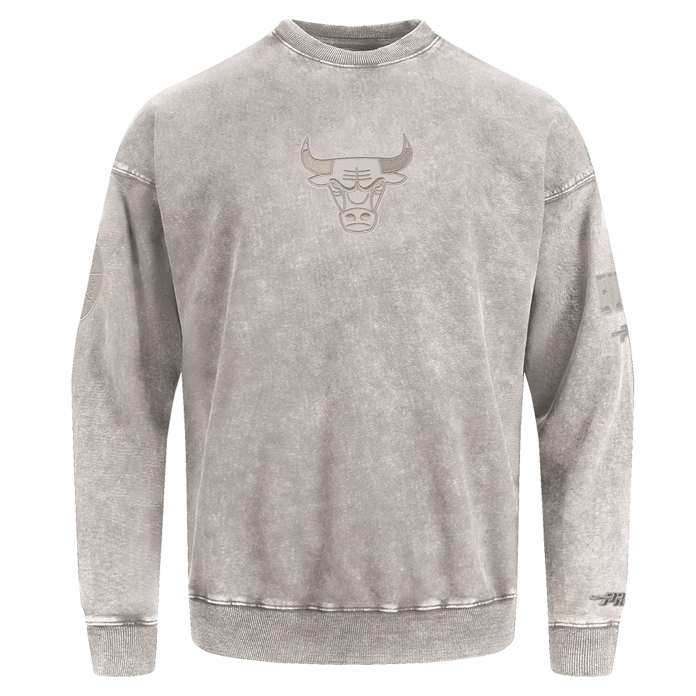 SUDADERA DE CUELLO REDONDO NBA CHICAGO BULLS WASHED CLASSIC PARA HOMBRE